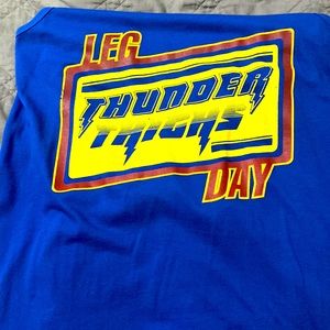 Leg day thunder thighs xl women’s tank top